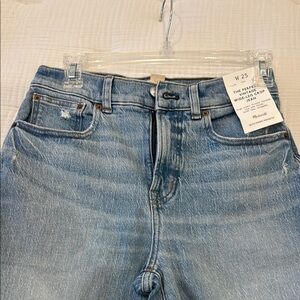 Madewell Ankle Cropped Jeans in Light Blue